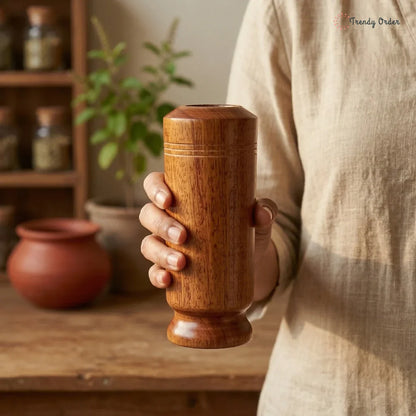 Weight Loss and Body Detox Water Wooden Glass (100% Natural)